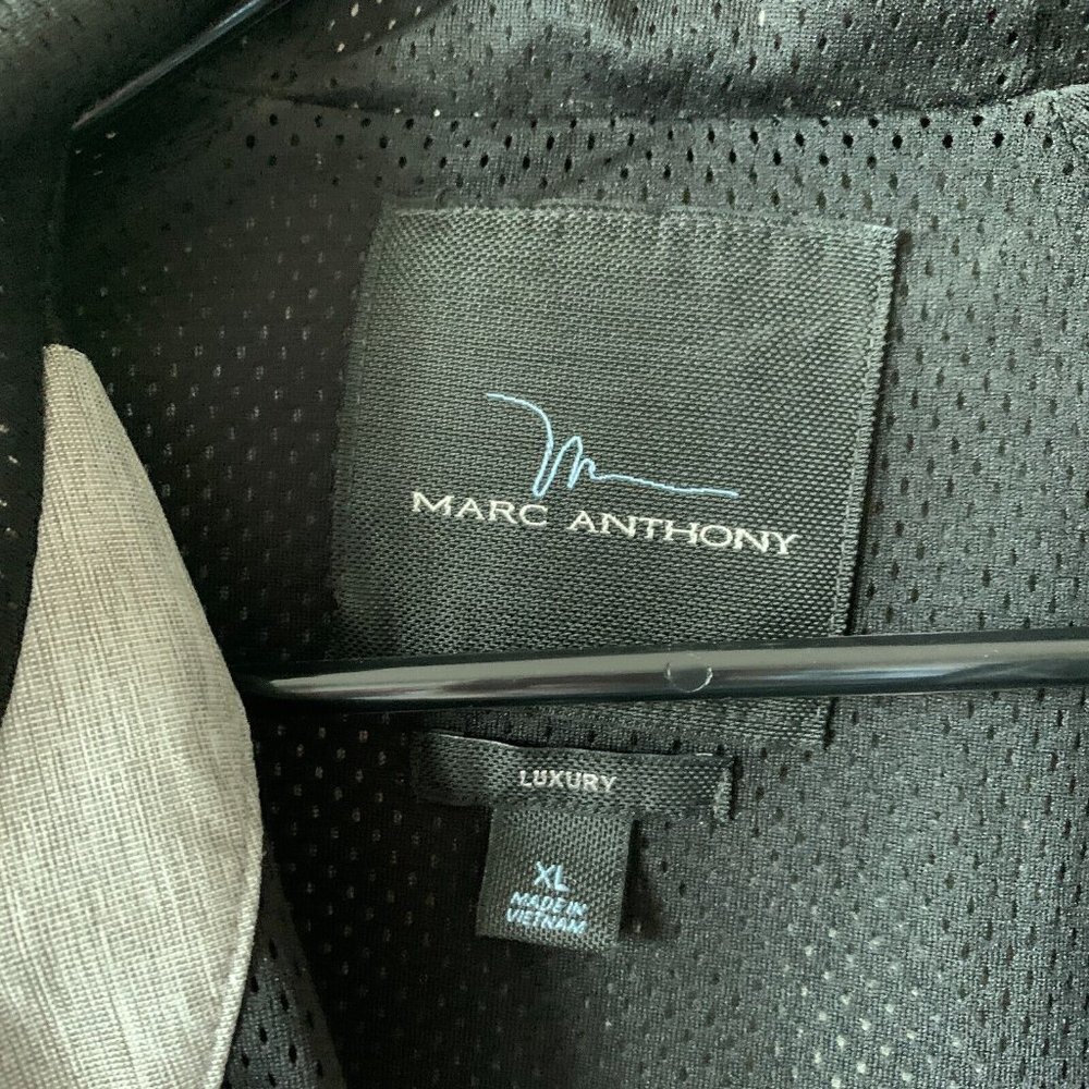 Marc Anthony‎ Luxury Windbreaker Jacket Men’s Size XL Lightweight With Hood MINT - Picture 4 of 8